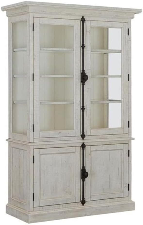 Magnussen Bronwyn Wooden China Cabinet in White
