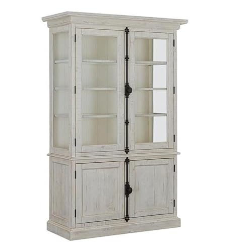 Bronwyn Wooden China Cabinet in White