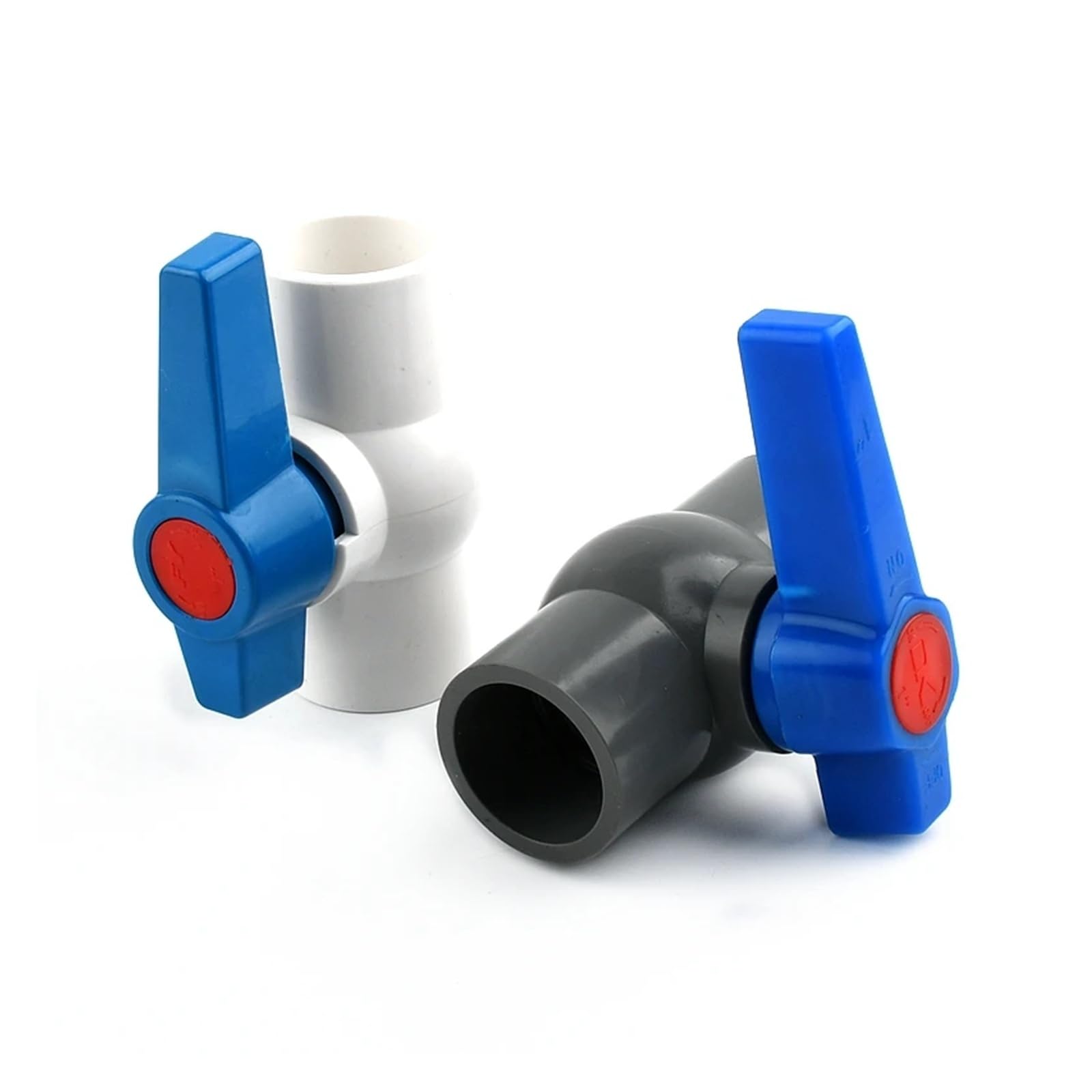 Plastikowy zawór kulowy, uchwyt gniazda zaworu kulowego z PCV, nawadnianie ogrodu, akwarium wielokolorowe(63mm)