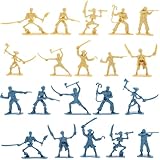 Toyvian Lot de 100 mini jouets de pirate en plastique pour homme - Figurines d'action de soldats - Figurines de pirate - Statues en plastique - Décoration squelette