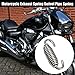 X AUTOHAUX 10 Pcs Motorcycles Universal Exhaust Pipe Spring with Hook 54mm 2.13