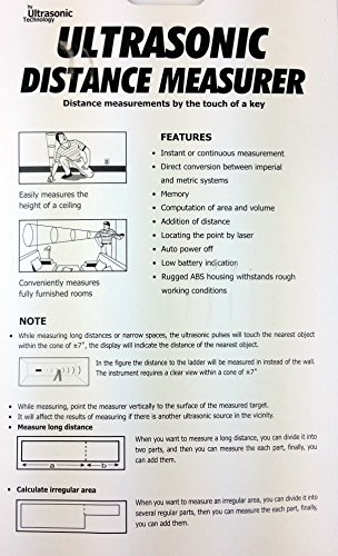 Cinta Métrica Electrónica Sinometer EM55 50 pies miniatura 7