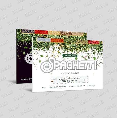 LE SSERAFIM 1st Single Album 'SPAGHETTI' (Weverse Albums ver.)（韓国盤）【正規輸入盤】のサムネイル