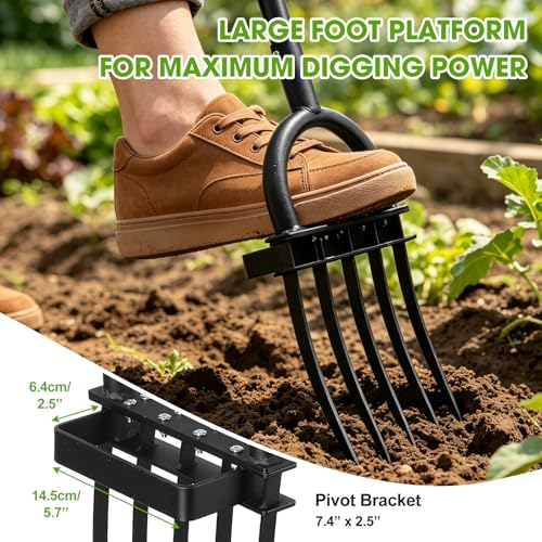 Herramienta Broad Fork para Jardín, 50 pulgadas miniatura 5