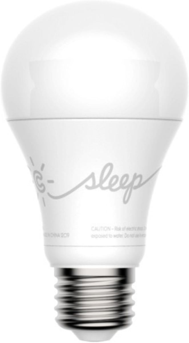 Bombilla LED inteligente C by GE A19 C-Sleep de GE Lighting, paquete de 2, funciona con Alexa