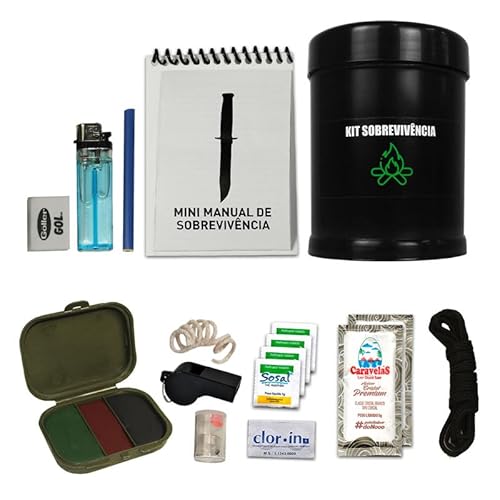 Kit Sobrevivência Na Selva E Acampamento / 6 Potes