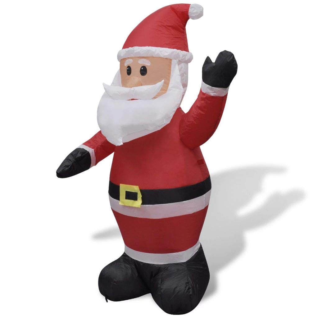 vidaXL Papa Noel Inflable, 120 cm