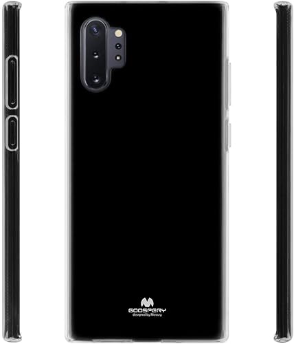 Miniatura 3 de GOOSPERY Funda transparente para Samsung Galaxy Note 10 Plus (2019) Funda delgada de goma TPU (transparente)