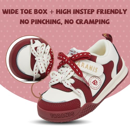 Toddler Boys Girls Sneakers Lightweight Non-Slip Rubber Sole Baby First Walker Shoes2