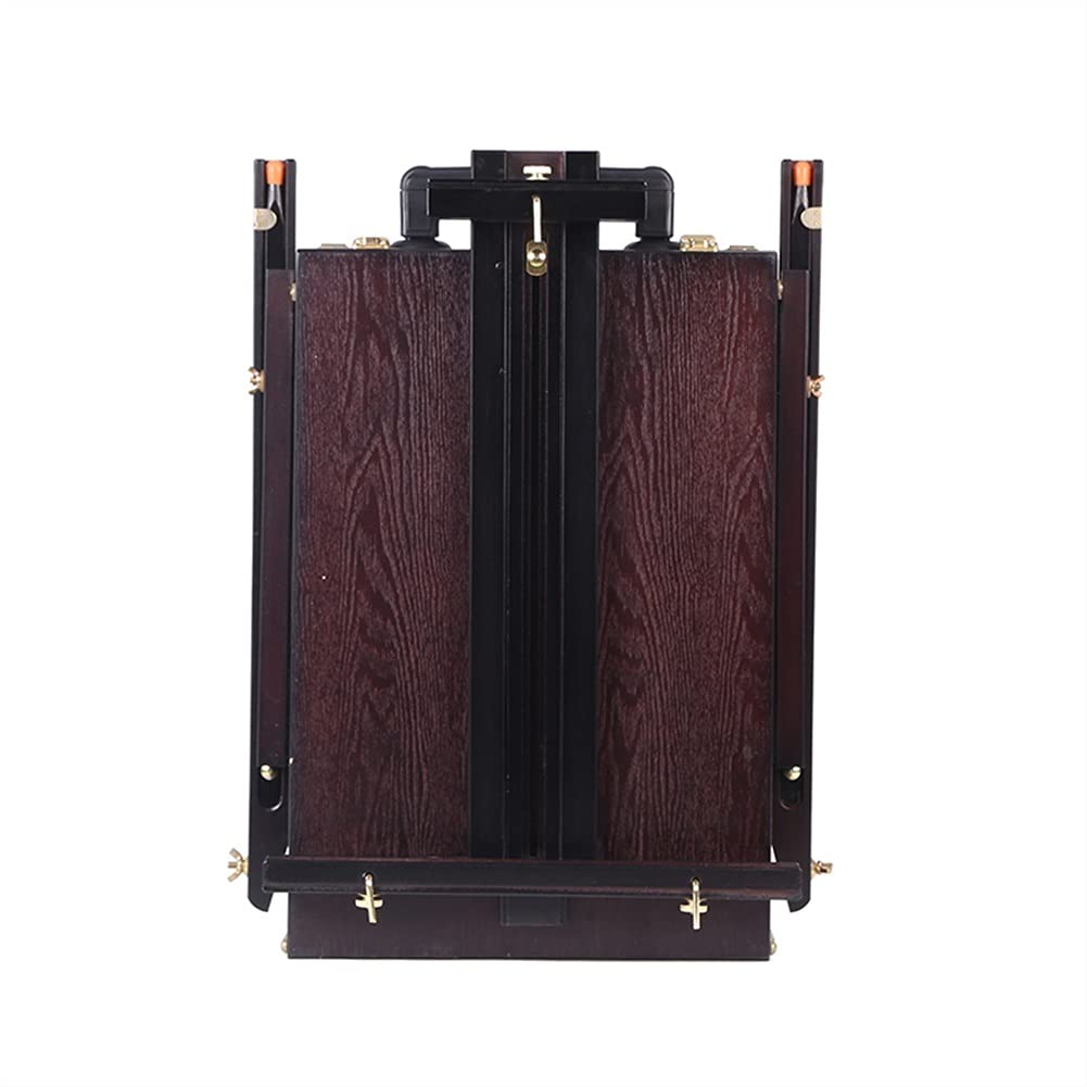 Txgjwra Wooden Easel Portable Folding Table Easel Painting Aluminum Alloy Sketch Easel Artist Art Supplies,