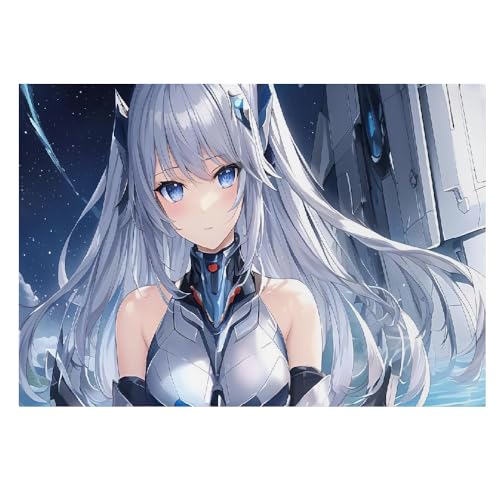 Póster de anime de niña LIAZLIUT, lienzo artístico de gran formato 50x70 cm para pared