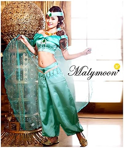 [Malymoon] コスプレ アラビアン アラジン ベリーダンス (Sサイズ) 詳細画像5