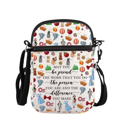 PLITI Fantasy Movie Inspired Gift Fairy Tales Gift May You Be Proud Of The Work That You Do Dorothy Crossbody Bag For Fans