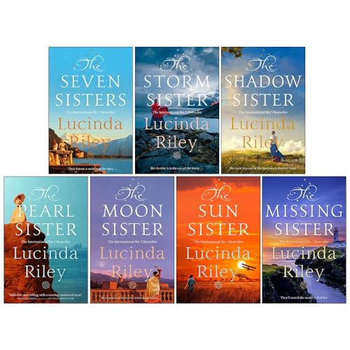 The Seven Sisters Series 7 Books Collection Set By Lucinda Riley (The Seven Sisters, The Storm Sister, The Shadow Sister, The Pearl Sister, The Moon Sister, The Sun Sister, The Missing Sister)