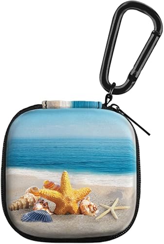 Miniatura 6 de WIRESTER Funda portátil inalámbrica para auriculares, bolsa de almacenamiento de auriculares, soporte para auriculares con mosquetón negro