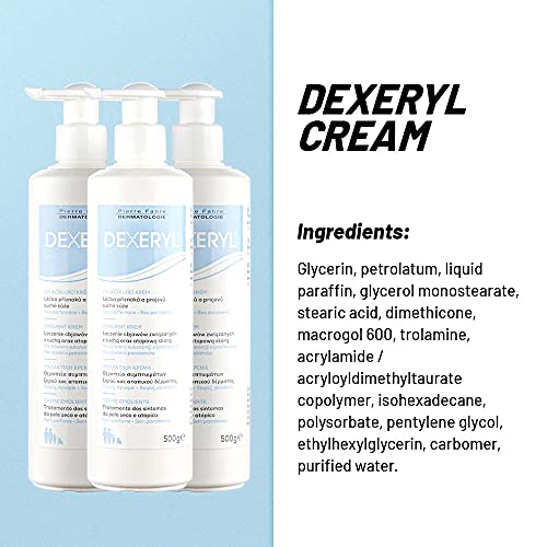 Bodylotion für trockene Haut DEXERYL Creme 3x 500g