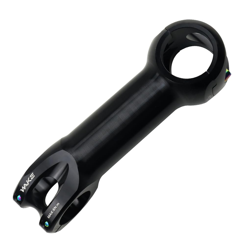 FOMTOR Potence de Vélo 31,8mm 45/60/70/80/90/100/110/120mm, 10 Degrés VTT Potence VTT Guidon Riser pour la Plupart des Vélos, Vélos de Route, VTT, BMX, Cyclisme