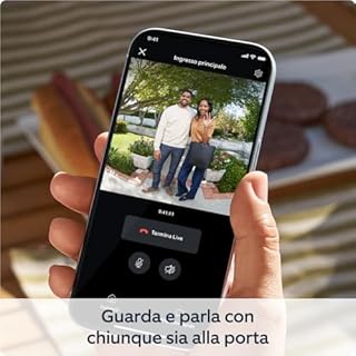 Ring videocitofono a batteria (Battery Video Doorbell) (2024) | Visuale a figura intera | Installazione semplice fai-da-te (5 min.) | con batteria integrata I Ring Home: 30 gg. prova gratuita