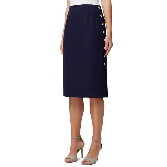 T Tahari Faux Leather Veted Pecil Skirt T Tahari Faux Leather Veted Pecil Skirt