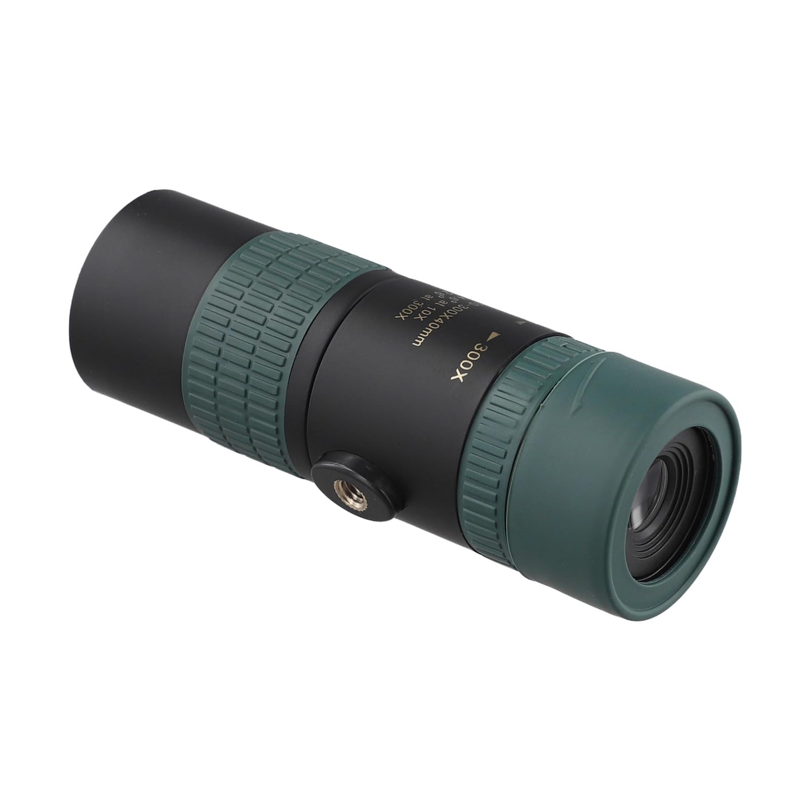 Telescopio monoculare, zoom 10-300x, potente, portatile, ad alta definizione, per esterni, retrattile, monocolo per escursionismo e campeggio (solo monocolo)