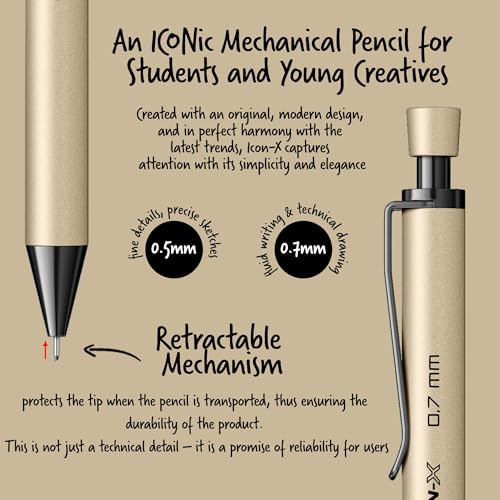 Image of Scrikss 0.7mm Mechanical Pencil | Beige | Icon-x