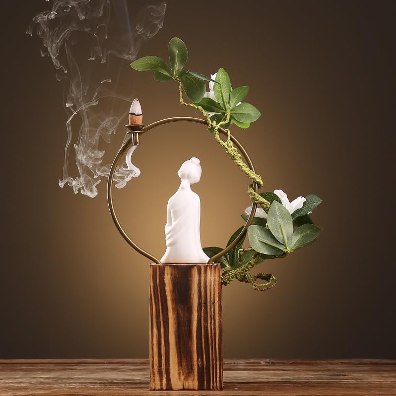 Porte-encens accessoires de méditation cadeau maison - 5