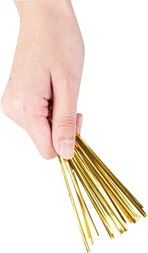 Miniatura 8 de Restaurantware Bag Tek - Lazos giratorios de 4 pulgadas para bolsas de golosinas, 500 lazos duraderos para bolsas de café, flexibles, alambre de