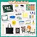 Alritz Pretend Play Teacher Set, School Stuff, Role Play Preschool Learning Activities Classroom Set for Girl Boys Include Dolls, Toy Laptop, Black Board, Birthday Gift 5 6 7 8 9+ Years Old