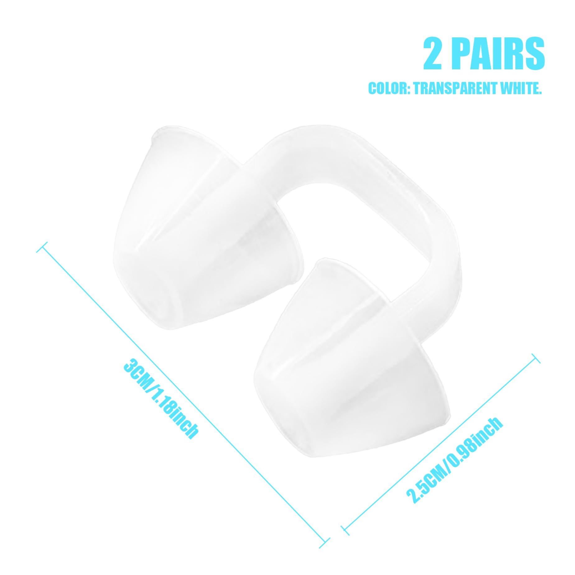 Meileang Bouchons De Nez De Natation Confortables Protecteur De Nez En Silicone Réutilisable Étanche Clip De Nez De Natation Accessoires Professionnels Pour Adultes Enfants Débutants