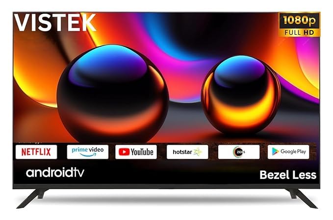 Vistek40” Inch Full HD Android Smart LED TV 512MB 8GB – (Black)