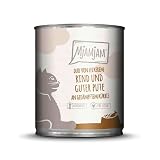 MjAMjAM - Mokra karma Premium dla kotów - DUO z pyszną wołowiną i smaczna perliczką z dynią na parze, 1 opakowanie (1 x 800g), bezzbożowa z dodatkowym mięsem