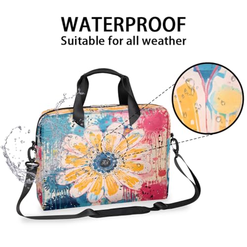 Bolso para laptop 16 pulgadas Abstract Tie Dye Flower miniatura 2