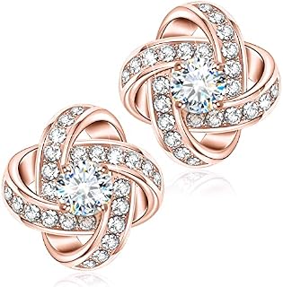 Alex Perry Earrings for Her Satellite Series Stud Earrings for Women 925 Silver Hypoallergenic Jewellery for Girls Zirconic Earrings Birthday Gifts Valentine Gifts for Women with Jewellery Box