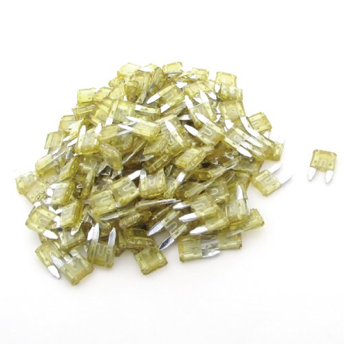 XKHLQLPEF 200 Pcs Plastic Housing 20A Car Blade Fuses Yellow