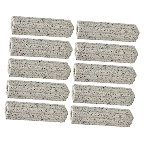 Parliky 10個 水槽フィルター材 ミニ水族館スポンジフィルター 水族館部品 特徴 水槽の内部フィルター 水槽用フィルター ろ過材 ろ材 水槽部品 池の濾材 ミネラル Light Grey