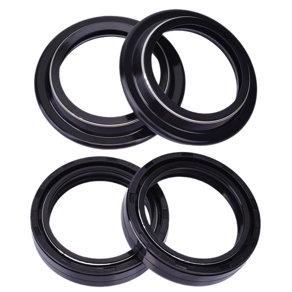 Paraolio Forcella 41x54x11 Compatibile Con Honda VT1100 Shadow(2xOil seal 2xcover) | Adatto per Honda VT1100C VT1100C2 VT1100C3 GL1200 GL1500 GL1500I Gold Wing
