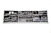 Vista 7 de Placa de datos Jeep® (Gladiator JT)