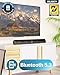 MAJORITY Teton Soundbar | 2.0 Channel TV Sound Bar | Bluetooth Audio, USB Playback, Optical, RCA & AUX | 4 EQ Sound Modes | Wall Mountable Home Cinema Speaker for TV