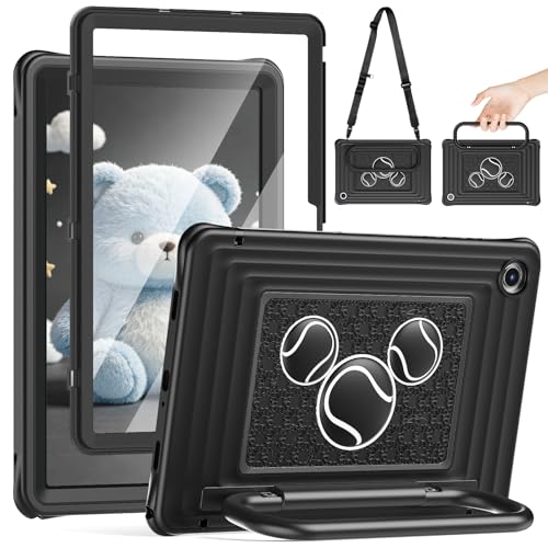 Funda Galaxy Tab A9+ Plus bonita y duradera con asa ergonómica y soporte de mesa