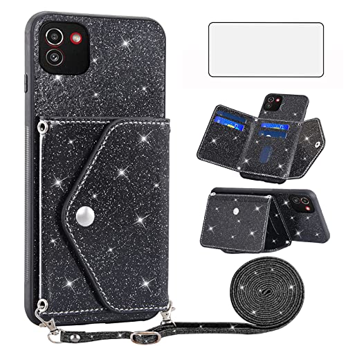 Accessoires pour cellules A 03 03A : étui portefeuille et protège-écran en verre trempé