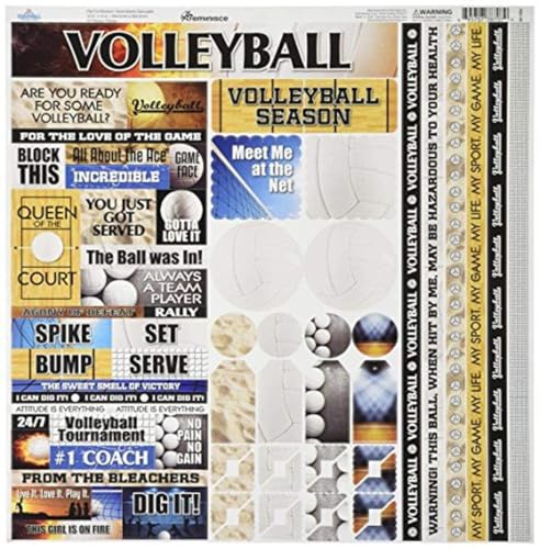 Volleyball Variety Stickers 12