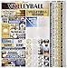 Reminisce TVOC-100 Volleyball Cardstock Sticker, 12" by 12", Multicolor
