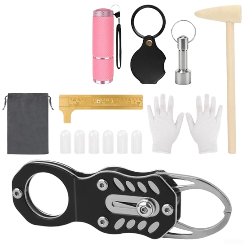 Kit de probador de metal bolsillo, moneda para metales preciosos para pruebas de resonancia de ping Detección de audio para oro y plata