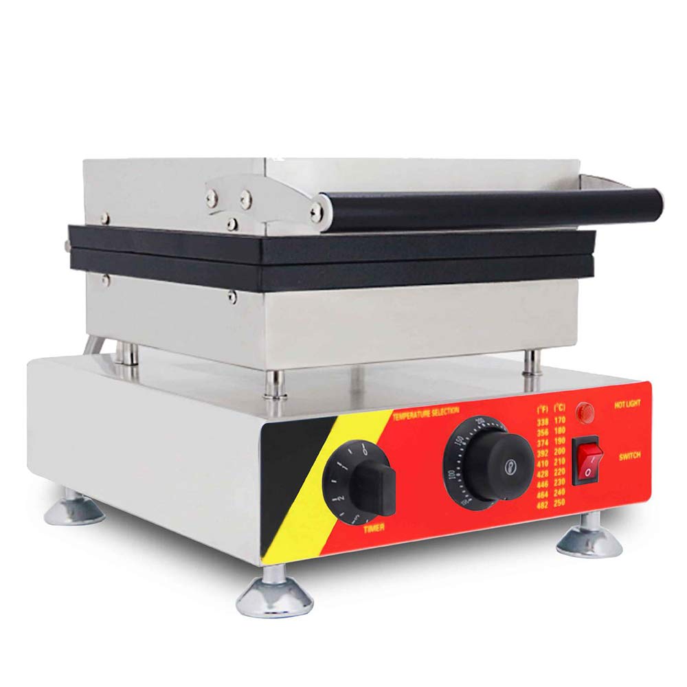 Genérico Donut Maker Machine - Nonstick, Teflon Coated, Acero Inoxidable con termostato Ajustable - CREA Donuts (5 pcs, 2.2kW)