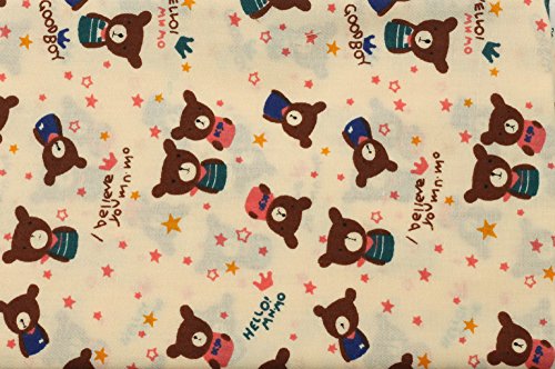 Cartoon Cotton Sewing Fabric For Diy Baby Quilting Bundle Material 5Pcs Size 40Cm X 50Cm #TOP5