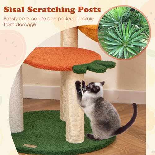 Árbol para gatos con temática de frutas 39 pulgadas miniatura 6