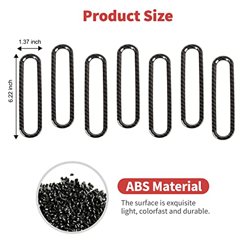 Sqqp Carbon Fiber Hood Vent Cover Cowl Panel Vent Cover Trim, Abs Exterior Accessories For 2007-2018 Jeep Wrangler Jk Jku 2/4-Door #TOP3