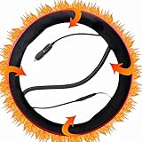 14.5-15.5" Heated Steering Wheel Cover - Hand Warmer...