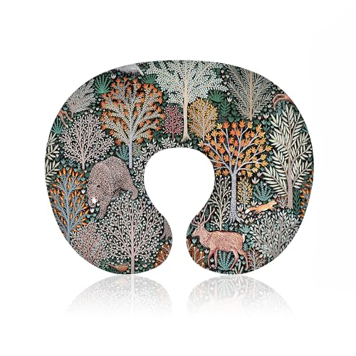 Image of Boyoung Stretchy Nursing Pillow Covers Ultra Soft Slipcovers for Breastfeeding for Baby Girls Boys, Feeding Pillow Cover Fits Standard Infant Support Pillows Positioners Nursing Pillow Case