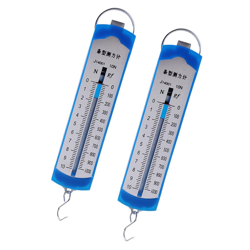 VELURA 2Pcs Force Newton Meter Dynamometer Spring Balance Physics Lab Experiment|2 Pieces Spring Balance|Other Test & Measurement| Electrical & Test Equipment |Business & Industrial-picture-11